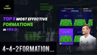 BEST 442 FORMATION WITH META TACTICS AND INSTRUCTIONS - FIFA 21