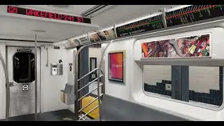OpenBVE R142 Test Run: From Flatbush Av to Wakefield 241 St (Interior Signage, Time & Stripmap Test)