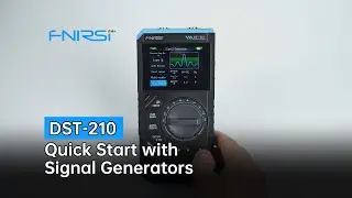 FNIRSI DST-210 | How to Use a Signal Generator &mdash; Beginner Guide