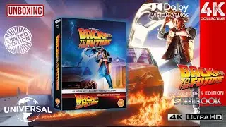 Back To The Future 4K UltraHD Blu-Ray Limited Collector&rsquo;s SteelBook Edition Unboxing