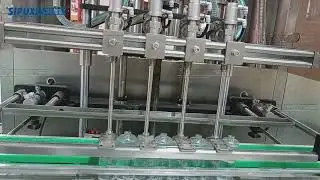 Full automatic perfume filling, crimping and collar pressing machine