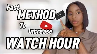 GET WATCH HOUR QUICKLY with this SILENT LIVE  TUTORIAL.