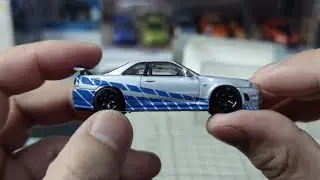 Unboxing DCT x TOPART 1:64 Nissan Skyline GT-R  R34 ZTune Fast and Furious 