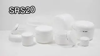 White Injection Custom Color Empty Facial Cream Plastic Container 50ml PP Jar