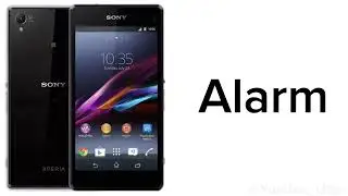 Sony Xperia Z1 - Alarm tone.