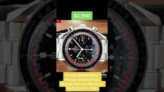 For sale: Omega Speedmaster Racing Limited Edition Michael Schumacher NoTax 3518.50 INT&rsquo;L SHIP