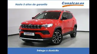 2982 LZZ Jeep Compass Phev limited 1 3 190cv    Rojo