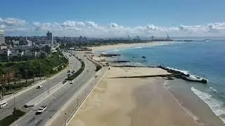 South Africa, Port Elizabeth, beachfront road.
