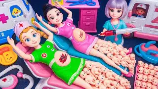 20 Minutes Satisfying with Barbie Doll Unboxing Doctor Toy ASMR，Ambulance Car | Barbie Doll Videos