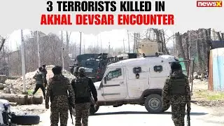 Three terrorists killed in encounter at Akhal Devsar as J&K DGP visits operation site