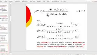 Expert Systems ll  :  Bayesian Reasoning