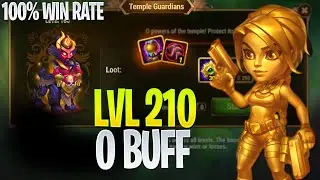 Temple Guardians: Best Team for Level 210 | 0 Buff - Hero Wars