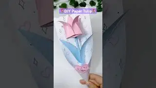 DIY paper Tulip/ L&agrave;m B&oacute; Hoa Tulip/ Liam Channel