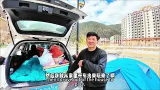 原来西藏偶遇318真的可以找到爱情，居然男生比女生大十七岁，真正的爱情 #川西自驾 #床车自驾 #自驾旅行 【小猴子全国游】