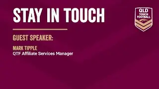 Stay in Touch   Guest Speaker   Mark Tipple