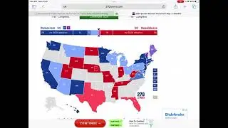 RCP Polling Average 2024 Senate Election Prediction!