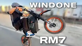 Обзор WINDONE RM7 ⚡ Тест на езду на заднем колесе, прыжки и скорость