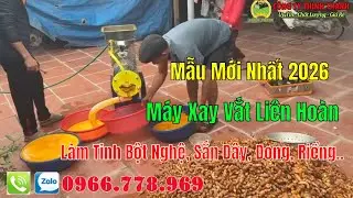 Cập Nhật Giá Bán Máy Xay Vắt Tinh Bột Nghệ Sắn Dây Liên Hoàn Mới Nhất Tháng 1 Năm 2026