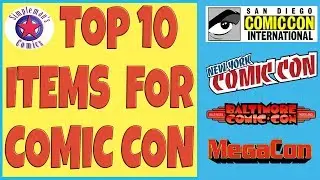 Top 10 Items You Must Take to Comic Con
