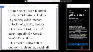How to do Interop Unlock, Jailbreak Windows Phone