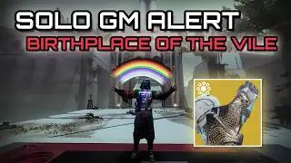 Solo Grandmaster Alert Birthplace of the Vile | Titan Lord Vador Gameplay - Destiny 2