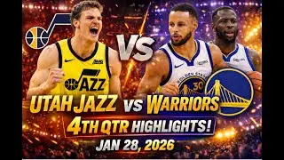Utah Jazz vs Golden State Warriors 4th Qtr Highlights Jan 28. 2026 | NBA today