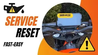 Как сбросить напоминание о техническом обслуживании KTM Duke 390 | БЫСТРО и просто