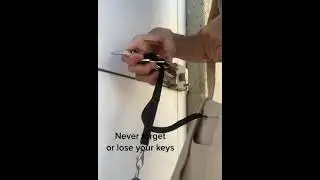How to use the key organizer for your hostel key, locker key, scooter key car keys bicycle lock keys