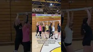 When your team mate is short. #volleyball #athlete #sports #volleyballworld #usavolleyball
