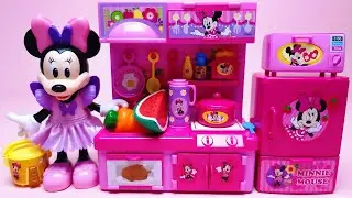 Disney Minnie Mouse Mini Kitchen Set Satisfying with Unboxing Compilation Toys ASMR