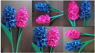 Beautiful flowers using paper | DIY | #art #craft #elanvlogs 994