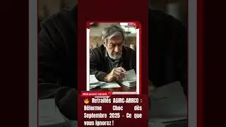 🔥 Retrait&eacute;s AGIRC-ARRCO : R&eacute;forme Choc d&egrave;s Septembre 2025 &ndash; Ce que vous ignorez !
