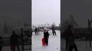 Navacerrada, con Santiago en la nieve... Madrid