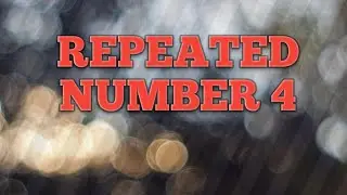 REPEATED NUMBER 4  44  444  4444  IN LOSHU GRID multiple 4 REPEATED NUMBER IN NUMEROLOGY CHART