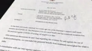 Doctor confirms Trump taking malaria drug