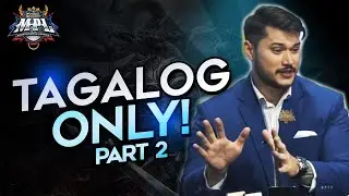 TAGALOG IS HARD! | Trying to speak some Tagalog during MPL PH Panel