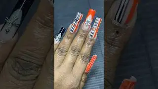 Plaid Nails ❤️ #acrylicnails #easynailart #beginnerfriendly #nailart #naildesign #nailtech #nails