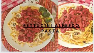 Fettucini Alfredo Pasta Recipe _ Homemade Creamy Alfredo sauce!