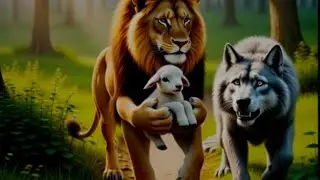 एक भूखा भेड़िया 🦙ll Hindi animation story ll kids video ll Hindi story ll hindi cartoon video ll