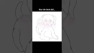 HOW?! // #art #drawing #digitalart #digitaldrawing #artist #artartist #dog #cavapoo #artforlife //