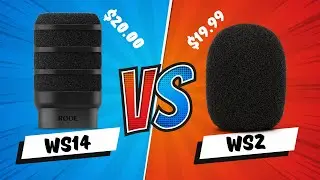 RODE PodMic WS14 Windscreen REVIEW And Comparison To WS2