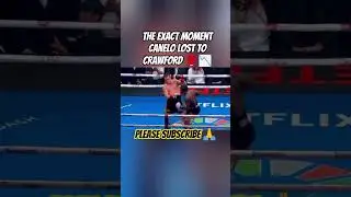 The EXACT Moment Canelo Lost to Crawford 🥊📉 #boxing #canelo #crawfordvscanelo #crawford #shorts
