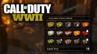 MASSIVE SUPPLY DROP OPENINGS - Call of Duty WW2 LIVE