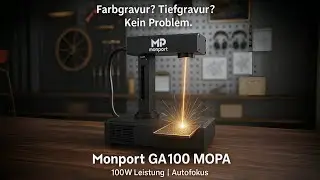 Welcher Faserlaser ist ideal f&uuml;r kleine Unternehmen mit hohen Anspr&uuml;chen?-Monport GA 100W MOPA