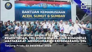 Melepas Pengiriman Bantuan Hasil Kolaborasi Menggunakan KRI Semarang-594