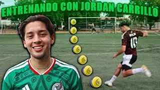 Entrenando con JORDAN CARRILLO para el Partidazo de Youtubers⚽️