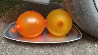 &ldquo;Extreme Balloon Crush Under Car Tires 💦 Super Satisfying Water Balloon Popping ASMR Compilation!&rdquo;