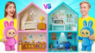 We Build Amazing Doll House for Labubu by TeenDO Challenge