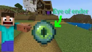 Eye of ender 😲. Minecraft Survival series part #8 #proboiz #minecraft 