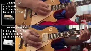 Gibson LP Classic 2017T - Custom GreenyBucker Set